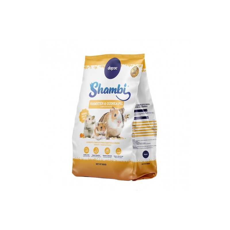 Shambi Alimento completo para hamster y cobayas - 800g