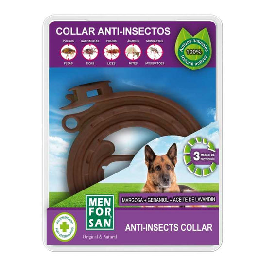 Menforsan Collar anti-insectos para perros